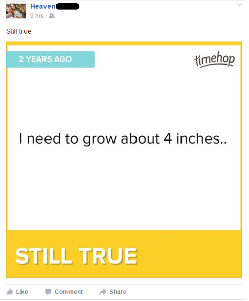 growing 4 inches